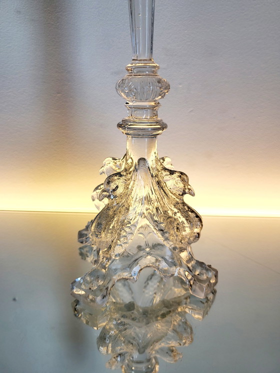 Image 1 of Val Saint Lambert, candelabra series Luxval, model Griffon, 1935, Belgium