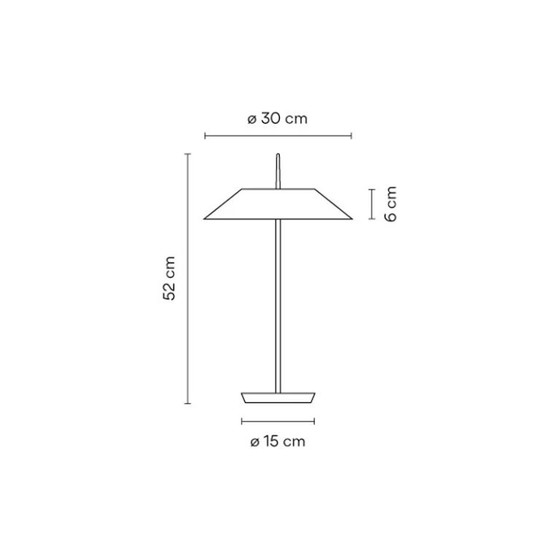 VIBIA Mayfair 5500 07/16 Table Lamp - New in Packaging – Plastic, Metal (photo 5 of 5)