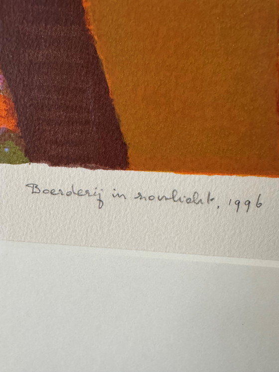 Image 1 of Serigrafia Ton Schulten - Fattoria alla luce del sole, 1996