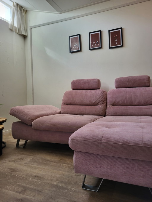 Henders & Hazel Designerbank | Pastelroze | Verstelbaar | €750
