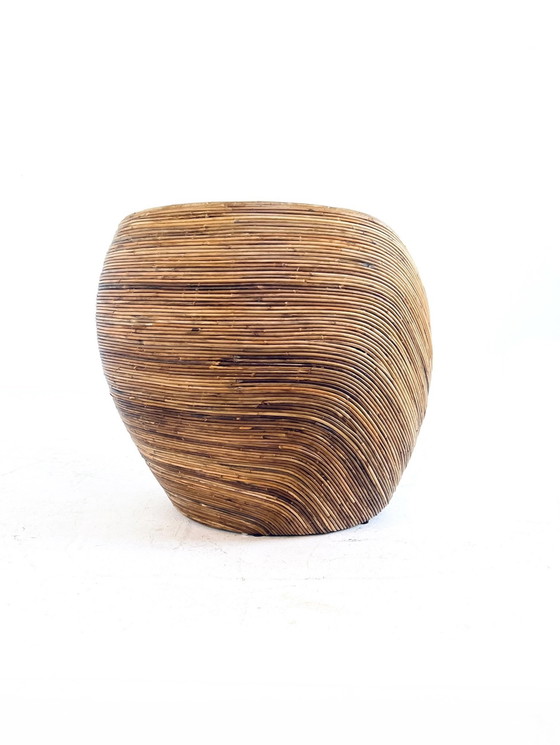 Image 1 of Vintage Wicker Armchair, Gabrielle Crespi '60