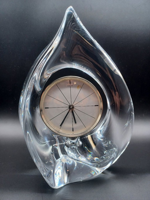 Horloge Pendule en cristal DAUM