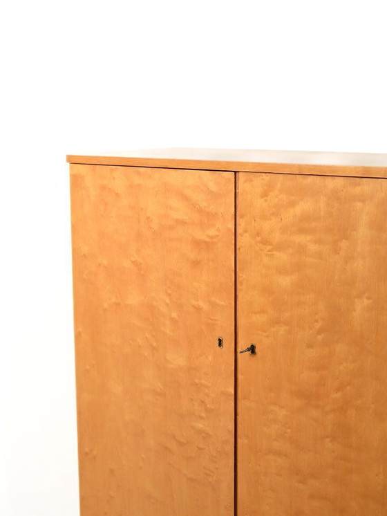 Image 1 of Vintage Scandinavian Birch Cabinet 1950s