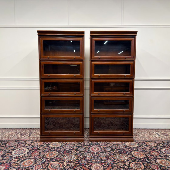 Set di Librerie classiche Art Déco Globe Wernicke – Vetro, Metallo (photo 2 of 12)