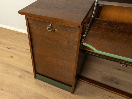 Schreibtisch aus den 1950er Jahren – Wood, Brass (photo 8 of 12)
