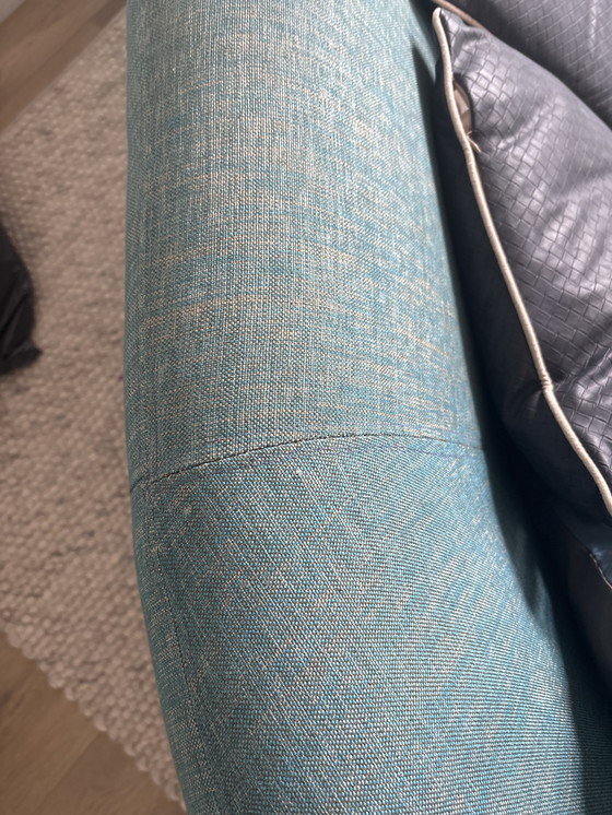 Image 1 of Leolux sofa with footstool