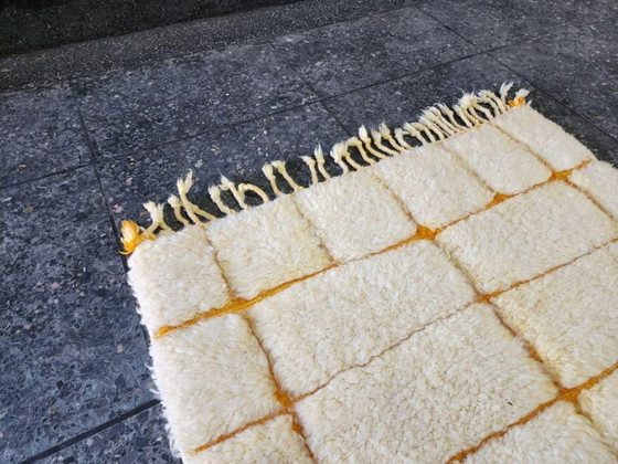 Image 1 of Tapis Beni Ouarain en laine authentique 250cmx100cm