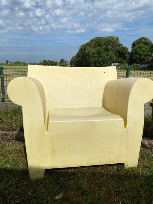 Kartell Bubble Club fauteuil en Bubble Club bijzettafel