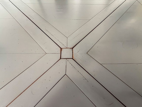 Image 1 of Handkerchief table with 4 leaves and 4 chairs