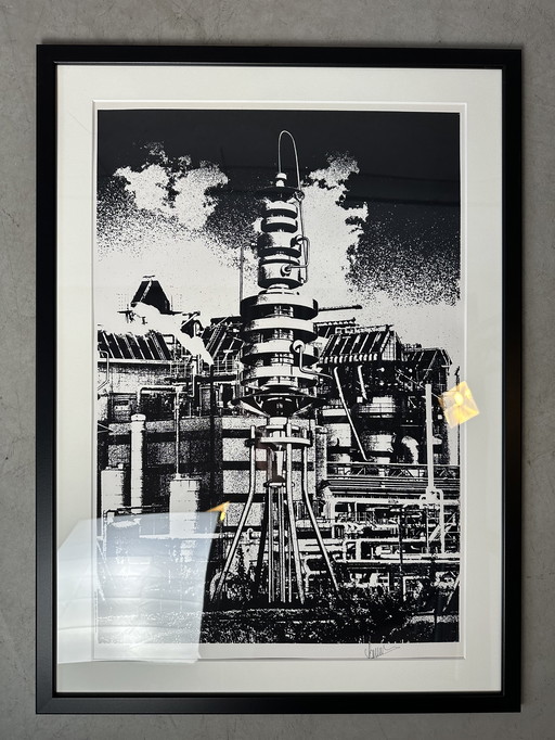 Genummerde zeefdruk - Laurent Lauwers - Gesigneerd