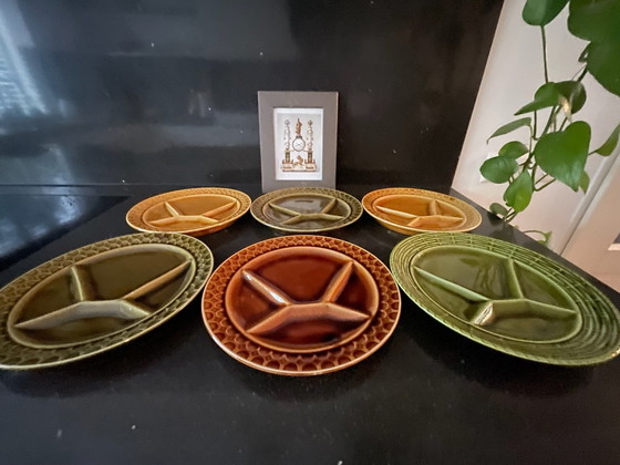 Sarreguemines Fondue/Gourmet Vintage Plates – Crockery, Ceramic (photo 4 of 15)