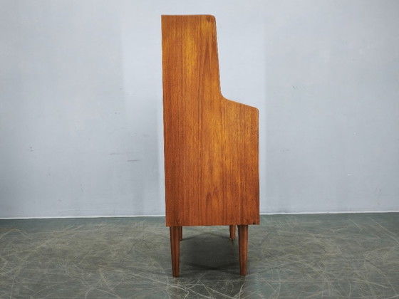 Image 1 of Secrétaire danois moderne en teck avec tiroirs, années 1960
