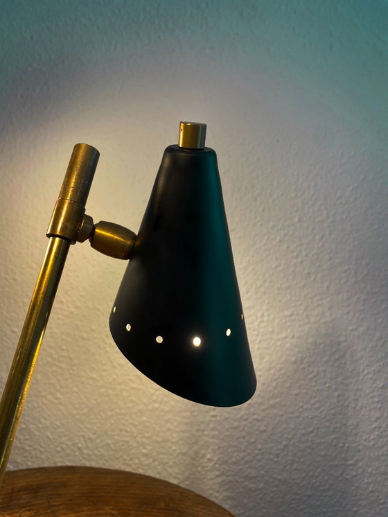 Image 1 of Lampada italiana in ottone a tre teste, design anni '50