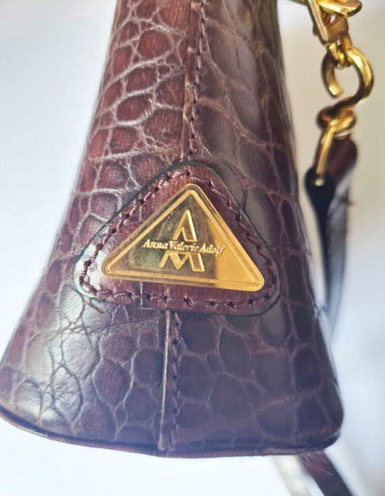 Image 1 of 1x bolso de hombro italiano de la marca de lujo Anna Valerie Adolf.
