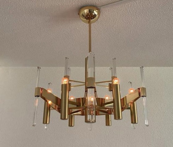 Image 1 of Plafonnier vintage Gaetano Sciolari 70s