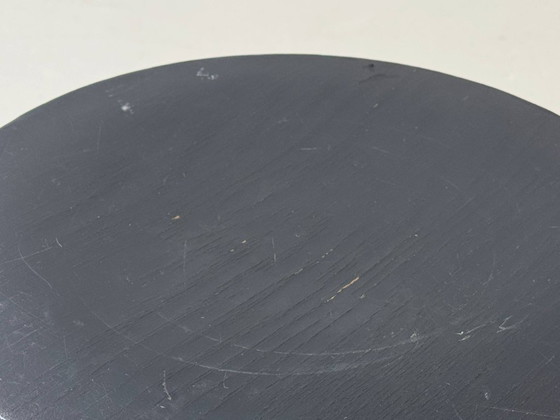 Image 1 of Tabouret à structure chromée et assise en bois, par Zingg-Lamprecht, années 1970