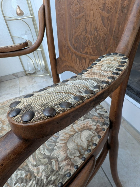 Image 1 of Fauteuil de style Renaissance, 1900, J. & J. Kohn, Vienne