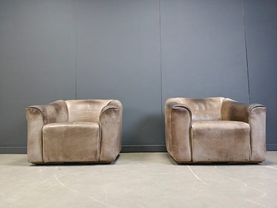 Image 1 of Pair of DS47 armchairs, 1960s 