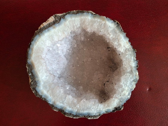 Image 1 of Rara e magnifica geode di agata e quarzo Coconut Las Choyas Messico