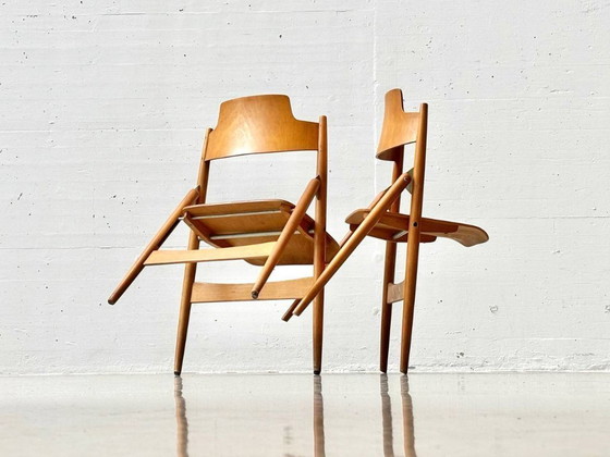 Image 1 of 2 sillas plegables SE 119 de Egon Eiermann para Wilde + Spieth