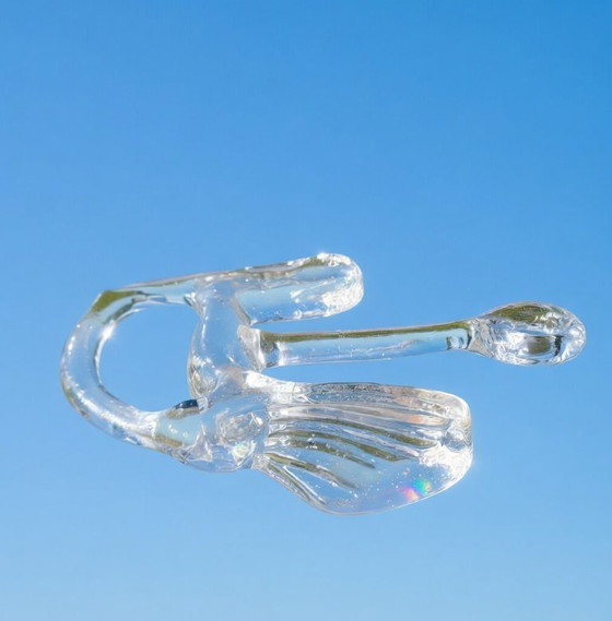 Image 1 of Kosta Boda Glazen Duif/Vogel Suncatcher – Ontwerp Bertil Vallien 