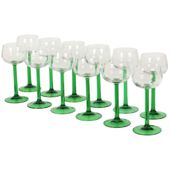 Image 1 of 12 Vintage Luminarc Elzas Wijnglazen