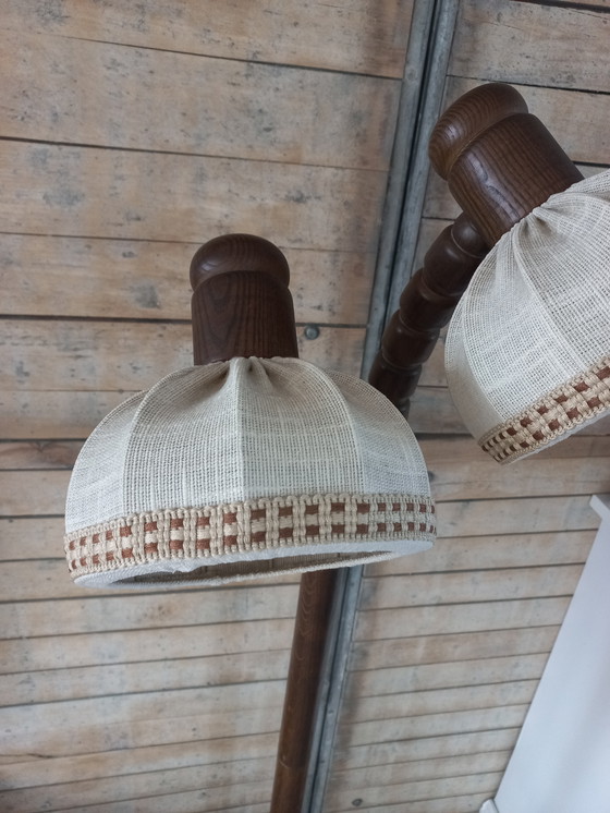 Image 1 of Lampada da terra vintage Steinhauer con doppio paralume, anni '60/'70