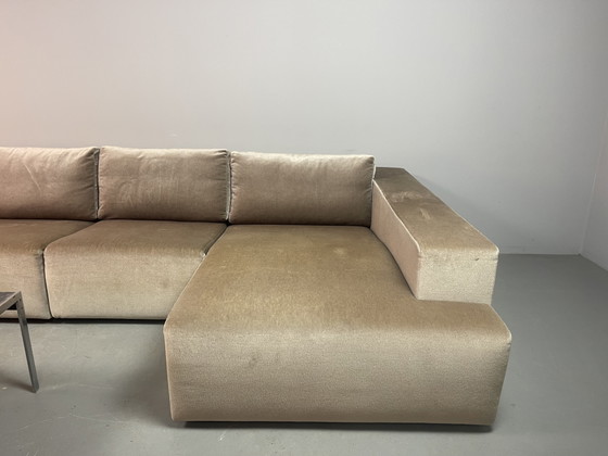 Eccezionale Divano Modulare Walter Knoll in Velluto Champagne. Germania, anni '70. Rif.: SM2000 (photo 3 of 15)