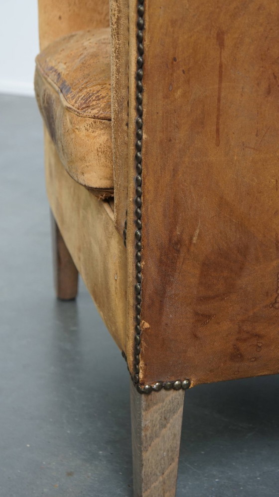 Image 1 of Schafsfell-Clubsessel von Nico van Oorschot