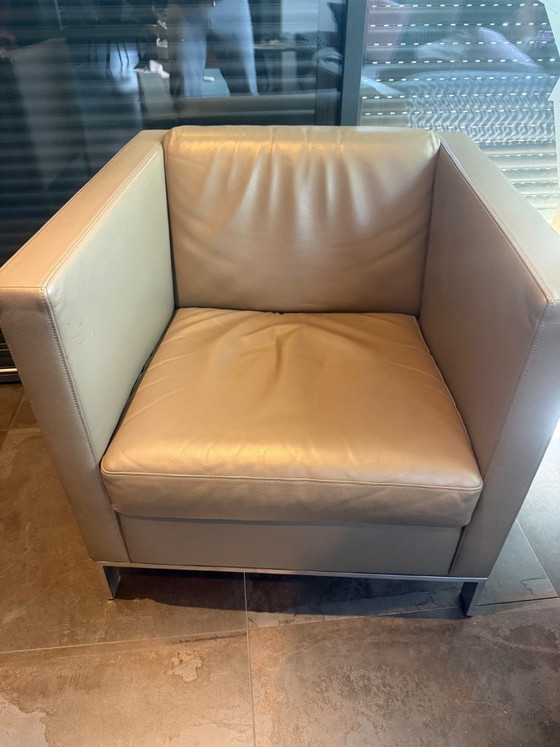 Image 1 of Set van 2 Walter Knoll Foster 500 leren fauteuils