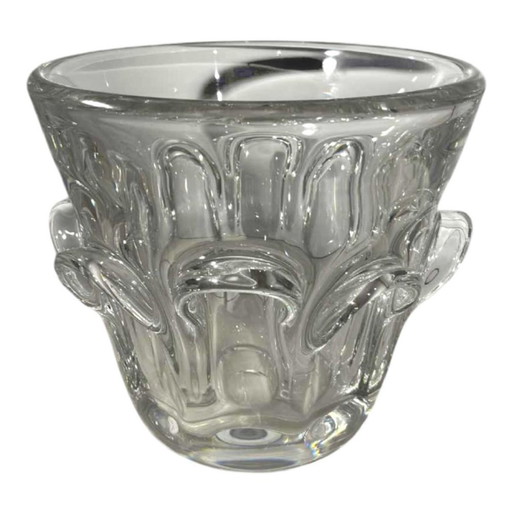 Crystal Champagne Bucket by Antonio and Guido Bon for Val Saint Lambert, 1950s-1960s