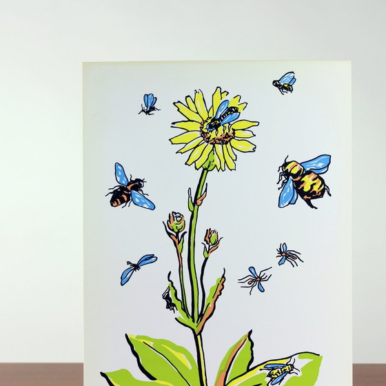 Image 1 of Vintage Czechoslovakian Pop Art Style Wall Panel (1960s)