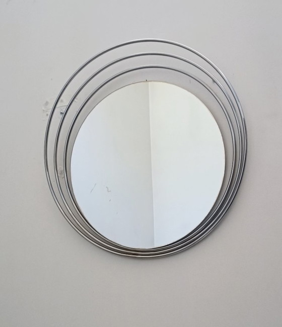 Image 1 of Miroir design space age Italie 1970s