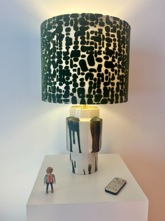 Image 1 of Set of 2 MCM Table Lamps: Upcycled one-of-a-kind pieces made from vases by Ditmar Urbach Keramik – Czech Republic