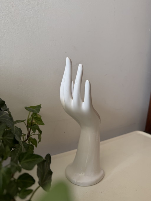 Mano in ceramica vintage degli anni '60/'70