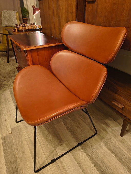 Sillón coñac | estilo vintage