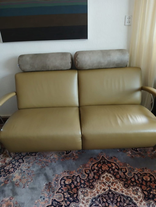 Leolux bankstel en 2 fauteuils