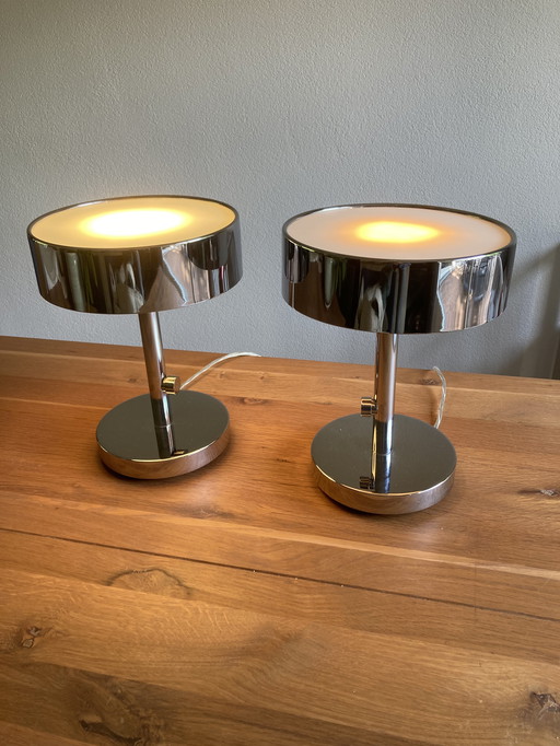 2x modern table lamp with dimmer