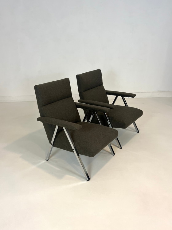 Chaises & fauteuils vintage – Années 1970 – Textile, Chrome, Modern (photo 4 of 7)