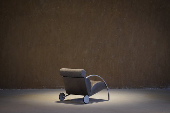 Image 1 of Vintage COR Zyklus Loungestoel en Ottoman van Peter Maly, Duitsland jaren 1980