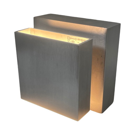 Bruck - Modelo 'Scobo' - Aplique de pared con iluminación ascendente y descendente - Aluminio - Diseño contemporáneo