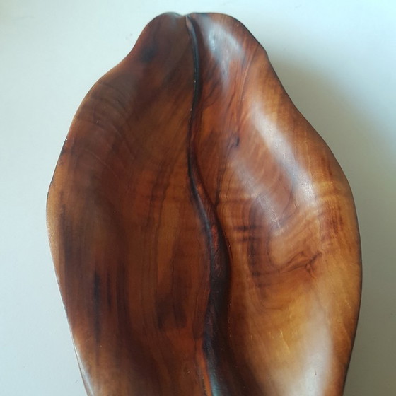 Blattschale aus Olivenholz von Atelier Falfer, 1950er Jahre – Schalen, Wood (photo 8 of 10)