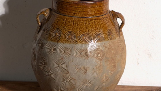 Antique Chinese glazed stoneware vase – China, circa 1900 (photo 3 of 40)