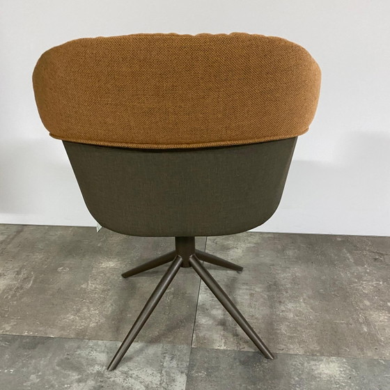 King  set van 4 – Bert Plantagie, Eetkamerstoelen, Plastic, Textile (photo 3 of 5)