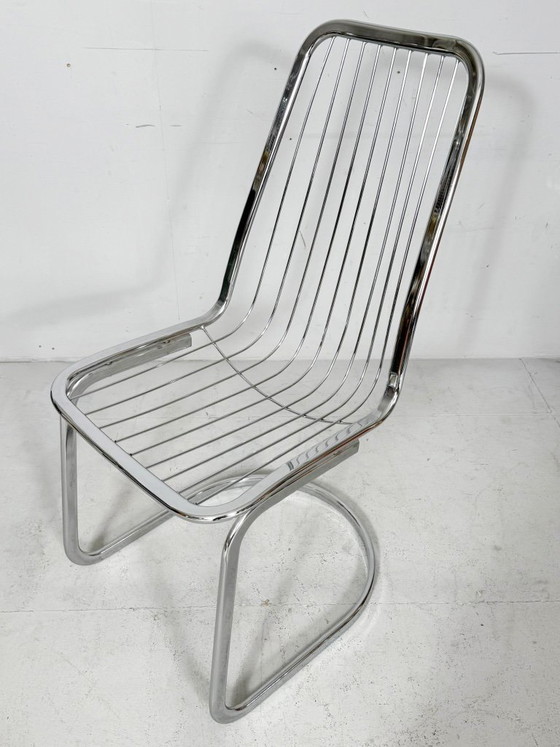 Image 1 of 4 sillas voladizas de Gastone Rinaldi, Italia, década de 1970.