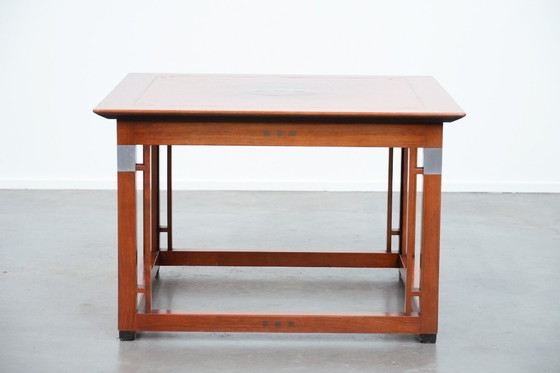 Image 1 of Square design Art Deco side/coffee table by Schuitema from the Decoforma series