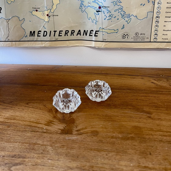 Image 1 of Een paar kristallen zoutvaatjes