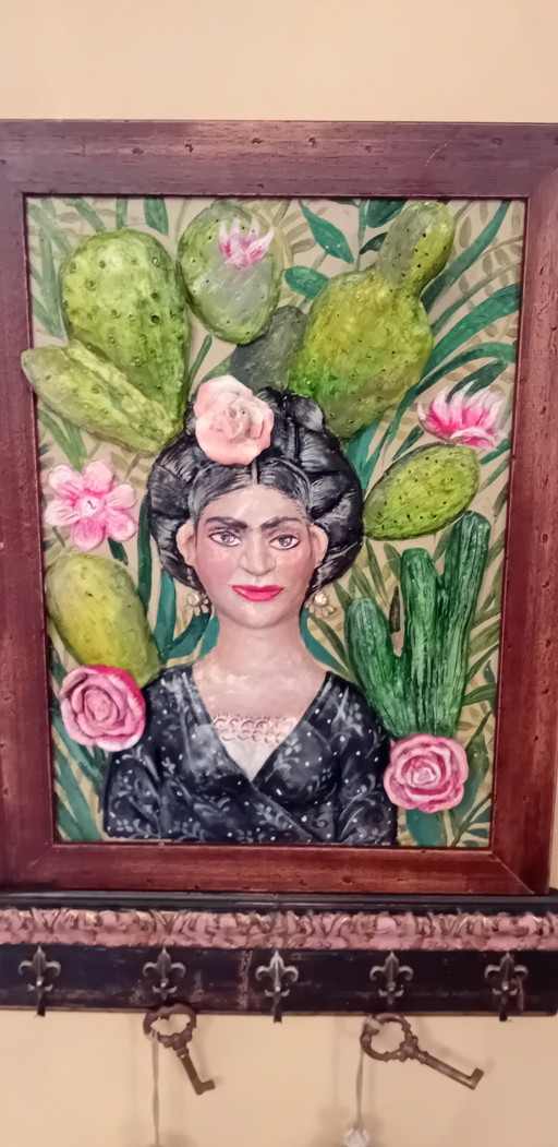 Pendant for jewelry or kitchen towels.