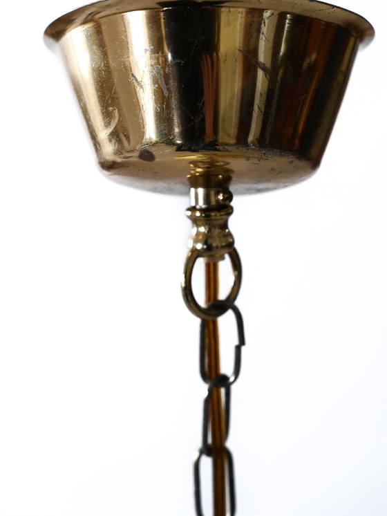 Image 1 of Lampada a sospensione scandinava in ottone degli anni '60/70