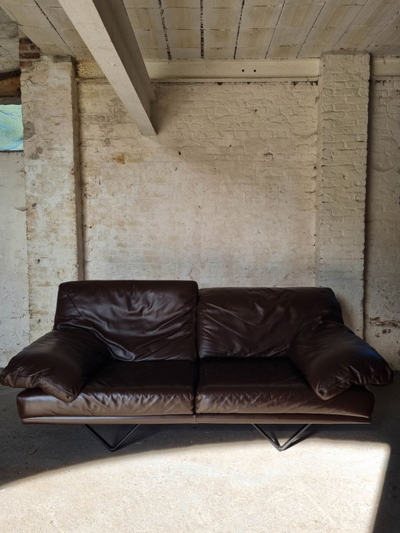 Poltrona di design vintage Durlet – Divani 2 posti, Pelle (photo 11 of 15)